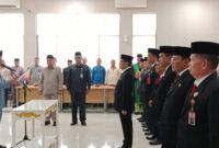 Bupati Kuansing Lantik  Sekda dan Delapan Pejabat lainya