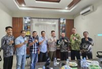 Direktur BUMD Pangan Riau PT. Riau Pangan Bertuah Ade Putra Daulay,S.P.,M.Si menerima Rombongan Kunjungan kerja Anggota DPRD Kabupaten Kepulauan Anambas